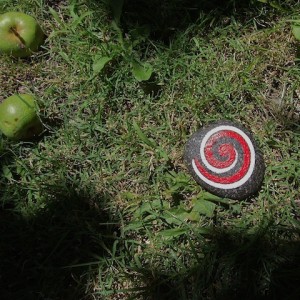 koru hand painted rock koru hand painted rock