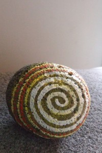 koru hand painted rocks