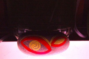 koru hand painted rocks