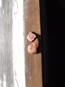 koru hand painted rocks
