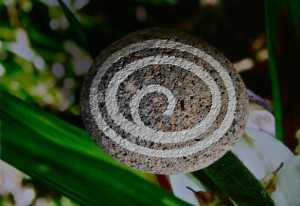koru hand painted rocks