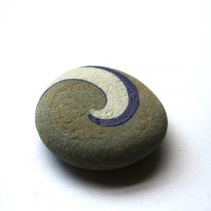 koru hand painted rocks