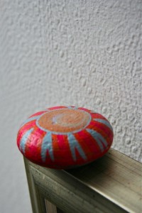 koru hand painted rocks